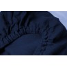 Drap-housse en pur lin bleu nuit pour bébé