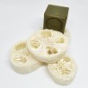 Luffa porte savon couleur ivoire