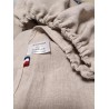 Drap-housse PUR LIN naturel brut lavé