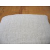 Coussin végétal en lin français