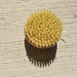 Brosse de gommage à sec en bambou