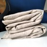 Drap housse en lin non teint