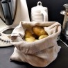 Sac anti-germination en tissu opaque pur lin naturel