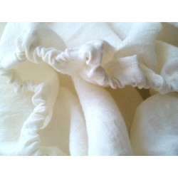 Drap housse en chanvre ivoire fabriqué en France