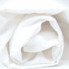 Drap housse pour bébé en chanvre blanc