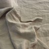 Housse de couette en lin naturel non teint
