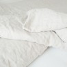 Housse de couette en chanvre blanc