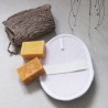 Pad en luffa pour le gommage de la peau