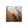 Pad en loofa pour le gommage avec main