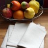 Serviette de table en chanvre grège