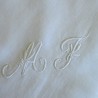 Monogramme brodé MF