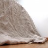 Drap plat 100% lin lavé couleur naturelle