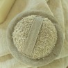 Eponge de toilette pour bébé en lin naturel