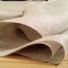 Coupon de tissu en gaze de lin naturelle