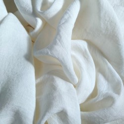 Drap blanc en tissu de chanvre de l'atelier de confection