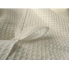Serviette ivoire en nid d'abeille