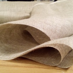 Coupon de voile de lin naturel