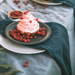 Serviette de table en pur lin gris et fin de France