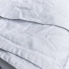 Drap simple et beau en métis blanc avec broderie P et D