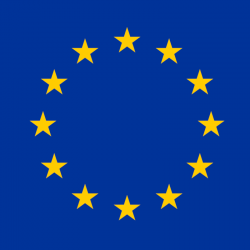 Drapeau européen textile européen