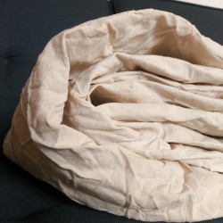 Drap en métis de lin écru