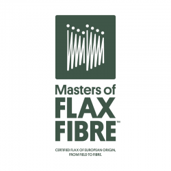Masters of flax fibre logo des tissus
