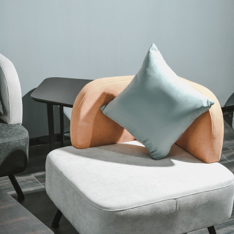 Taie d'oreiller en pur lin lavé vert eucalyptus