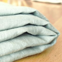 Serviette de table en pur lin vert eucalyptus