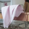 Serviette de table en pur lin rose clair