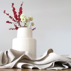 Serviette de table en pur lin naturel