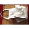 Sangle de gommage pour le dos en LIN couleur crème