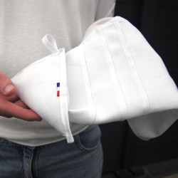Essuie-main serviette blanc made in France