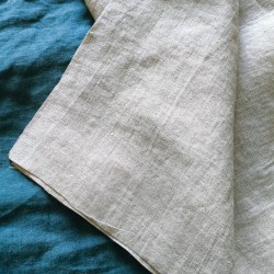 Coupons de tissu en pur chanvre 100% naturel sans teinture et sans blanchiment