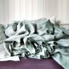 Tissu 100% lin vert eucalyptus 290 cm de largeur