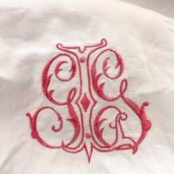Detail d'une broderie