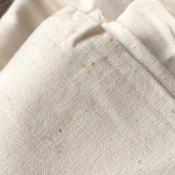 Drap écru ancien 100% avec jour échelle