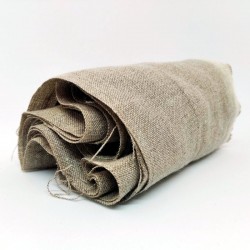 Coupons de tissu 100 % lin naturel grège
