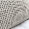 Tissu nid d’abeille 100 % lin naturel 140 cm vendu au mètre