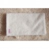 Gant de toilette en bouclette de lin couleur crème