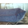 Sac à pain en pur lin bleu jeans