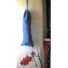 Sac à pain en lin bleu jeans