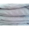 Drap-housse pour bébé en pur lin naturel grège