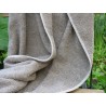 Serviette éponge en lin naturel