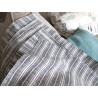 Serviette de table en pur lin Zèbre gris