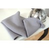 Torchon en pur lin gris